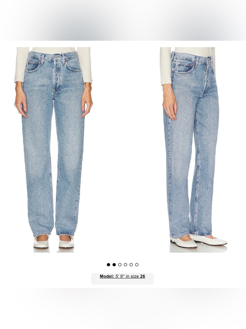 Agolde Kelly Straight Leg Jeans